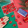30Pcs Christmas Theme Plastic Pendants FIND-SC0011-39-3