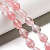 Cherry Quartz Glass Beads Strands G-B106-A01-02-2