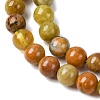 Natural Green Opal Beads Strands G-K245-A17-A02-4
