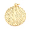 Real 18K Gold Plated Brass Pendants KK-L206-013G-06-3