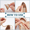 2 Sets 2 Styles Plastic Imitation Pearl Beaded Shoelace Bands FIND-GF0007-06A-6