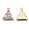 Alloy Enamel Pendants ENAM-Q446-005B-RS-3