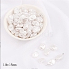 ABS Plastic Imitation Pearl Beads PEAR-WH0004-03-1
