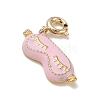 304 Stainless Steel Enamel Pendant Decorations SA-CBA4D1F-02G-A-2