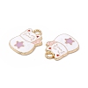 Alloy Enamel Pendants ENAM-H039-02G-A-2