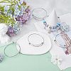 6Pcs Adjustable 304 Stainless Steel Wire Cuff Bangle Making MAK-BBC0001-24C-P-4