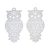 201 Stainless Steel Filigree Pendants STAS-S118-059-1