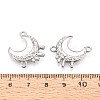 304 Stainless Steel Connector Cabochon Settings STAS-N114-48P-3