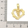 Heart Brass Pendants KK-I714-04G-F-3