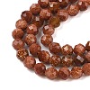 Synthetic Green Goldstone Beads Strands G-L581A-004B-01-4