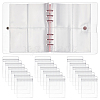 Transparent PVC Jewelry Organizer Storage Book with 160 Slots AJEW-WH0314-64-1