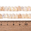 Electroplate Crackle Imitation Jade Glass Beads Strands EGLA-Q135-01A-C08-4