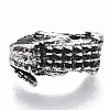 Tibetan Style Alloy Cuff Finger Rings RJEW-T009-03AS-2