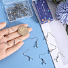 SUNNYCLUE 50Pcs 304 Stainless Steel Earring Hooks STAS-SC0008-30-3