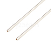 BENECREAT 2Pcs Sterling Silver Round Tube STER-BC0001-67-1