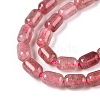 Natural Strawberry Quartz Beads Strands G-G980-29B-4