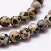 Natural Dalmatian Jasper Beads Strands G-D840-49-4mm-3