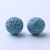 Unwaxed Natural Lava Rock Beads G-F325-8mm-14-1