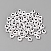 Acrylic Enamel Beads OACR-WH0003-04A-2