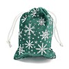 Silver Stamping Christmas Velvet Storage Bags ABAG-Q053-01B-01F-2