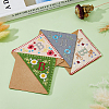 4Pcs 4 Style Felt Embroidery Bookmarks FIND-HY0003-46B-4