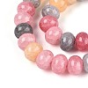 Baking Paint Crackle Glass Beads Strands DGLA-N020-01A-03-3