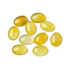 Natural Yellow Agate Cabochons G-A029-01-08-1