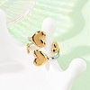 304 Stainless Steel Open Cuff Rings for Women RJEW-K321-01E-3