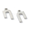 Non-Tarnish 304 Stainless Steel Charms STAS-G244-01H-2