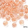 Crackle Transparent Glass Beads Strands GLAA-YW0005-73E-1