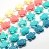 Synthetic Coral Beads Strands CORA-L020-D-M-1