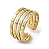 304 Stainless Steel Open Cuff Rings RJEW-Z018-33G-1