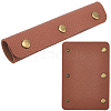 2Pcs PU Leather Luggage Handle Wrap Covers PURS-GL0001-06B-7