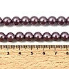Eco-Friendly Dyed  Glass Pearl Round Beads Strands HY-A002-8mm-RB062-6