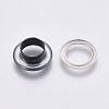 Iron Grommet Eyelet Findings IFIN-WH0023-B02-2