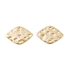 Brass Textured Geometric Connector Charms X-KK-B137-10G-02-1