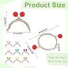   8Pcs 8 Colors Iron Kiss Lock Purse Frames DIY-PH0022-29-2