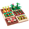 Olycraft 1 Set DIY Orchard Plastic Building Blocks Set DIY-OC0009-78-1