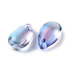 Transparent Glass Charms GLAA-O017-01J-5