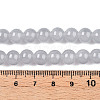 Baking Painted Imitation Jade Glass Round Bead Strands DGLA-Q021-8mm-43-4