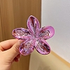 Flower Plastic Claw Hair Clips PW-WG12466-06-1