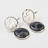 Natural Sodalite Pendants G-G910-D10-1