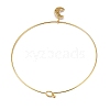 Brass with ABS Imitation Pearl Charm Bangles BJEW-Q350-05A-G-3