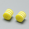 Opaque Stripe Resin Beads X1-RESI-S343-8x8-M-3