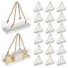 Rectangle Folding Paper & Plastic Storage Boxes with Polyester Rope Handle CON-WH0089-171A-01-1