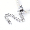 Electroplate Glass Beaded Necklaces NJEW-JN02793-08-3