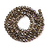 Electroplate Glass Beads Strands EGLA-A034-T10mm-B19-3
