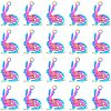 HOBBIESAY 20Pcs 201 Stainless Steel Bunny Pendants STAS-HY0001-02RC-1