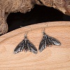 Alloy & Brass Moth Dangle Earrings for Women WG461A9-01-4
