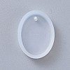 Oval Shape DIY Silicone Pendant Molds LS-AJEW-P038-01-3